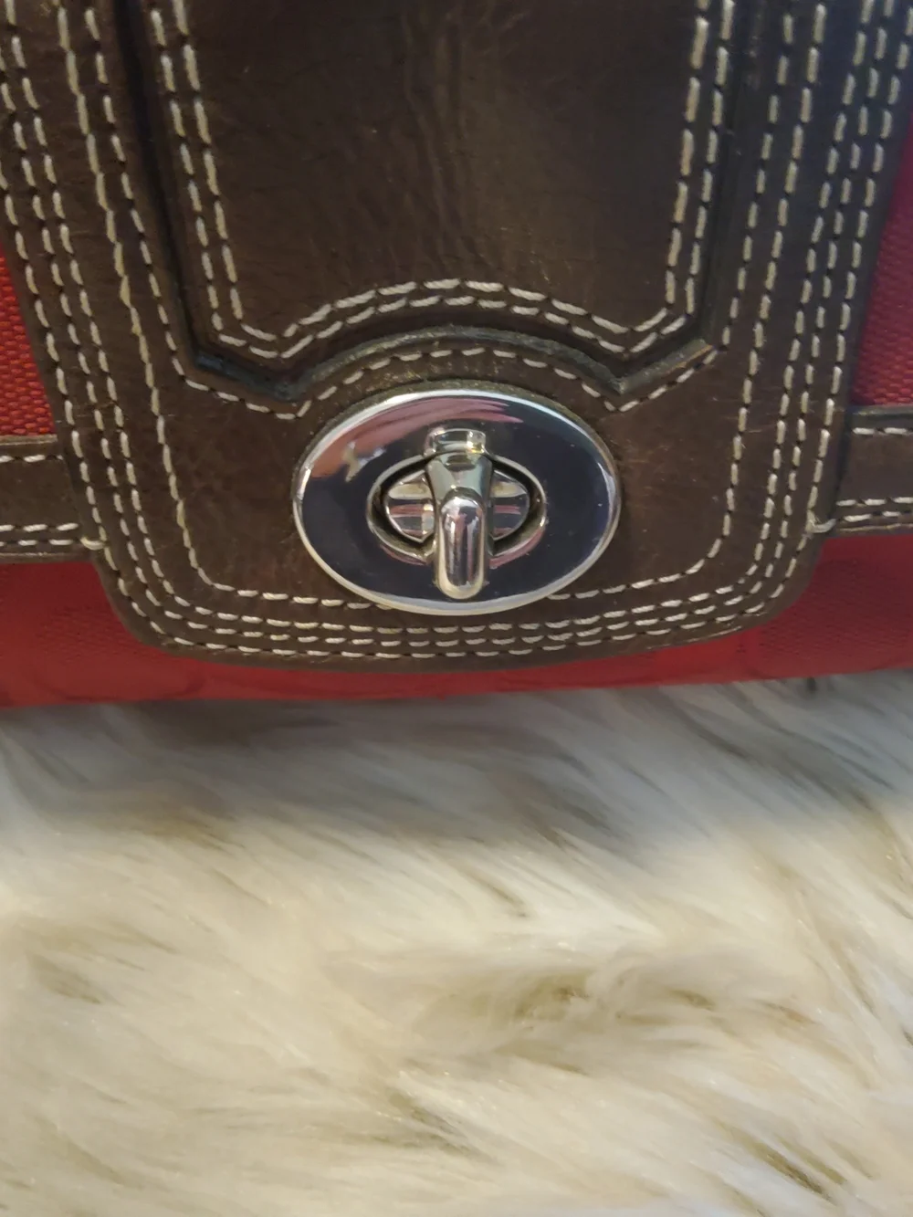 Authentic Vintage Hampton Signature Domed Satchel Beyond EUC